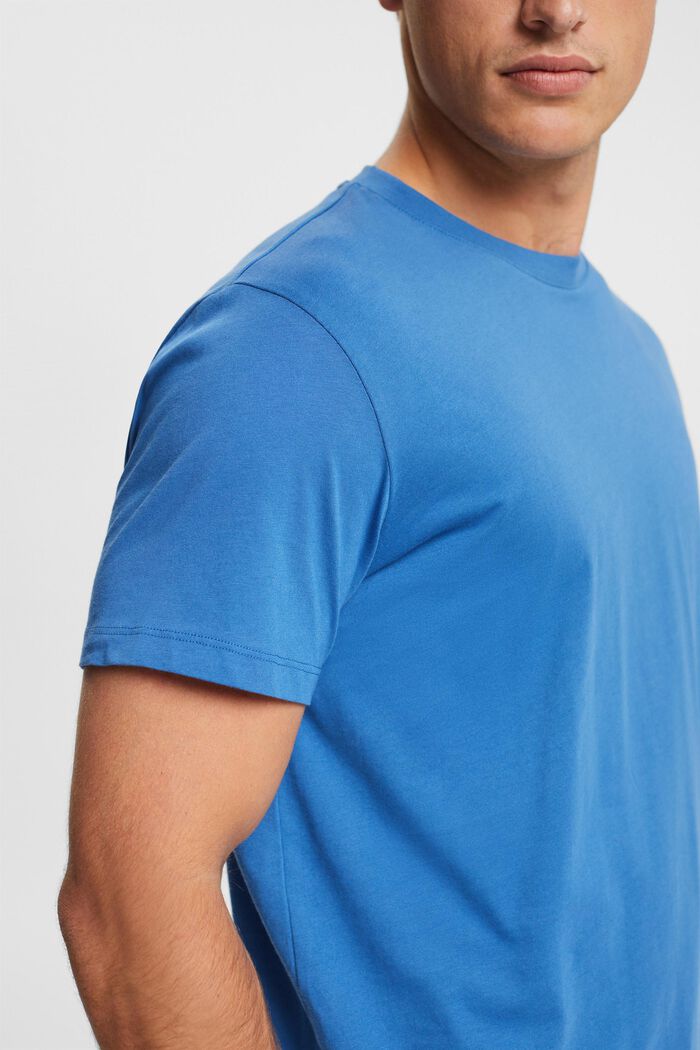 T-shirt z dżerseju, 100% bawełny, BLUE, detail image number 0
