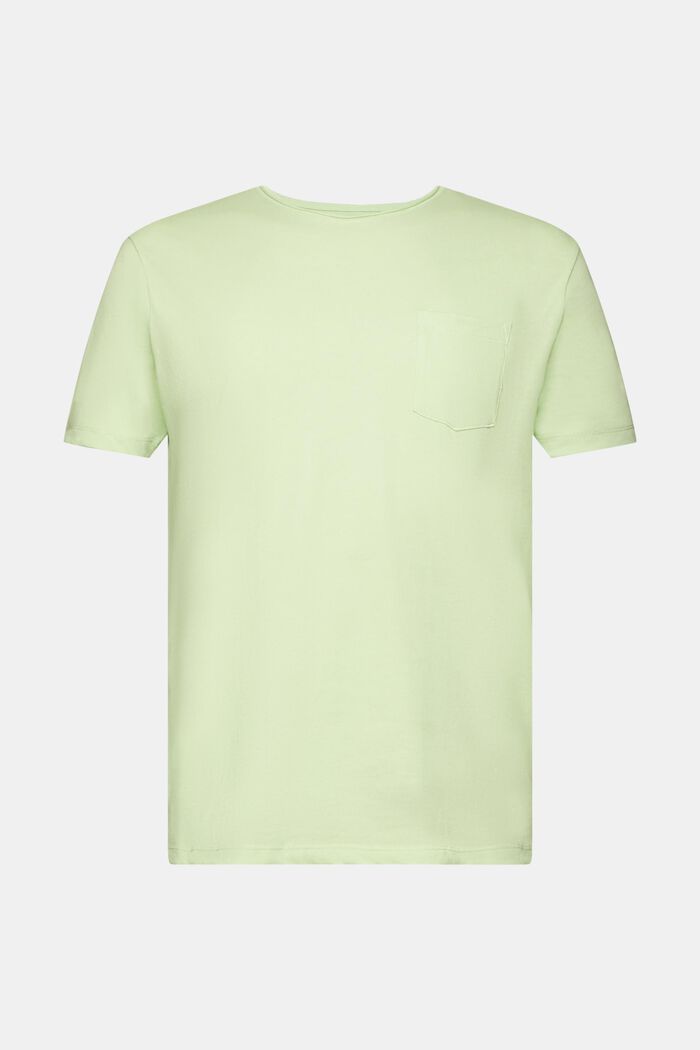 Z recyklingu: melanżowy T-shirt z jerseyu, CITRUS GREEN, detail image number 7