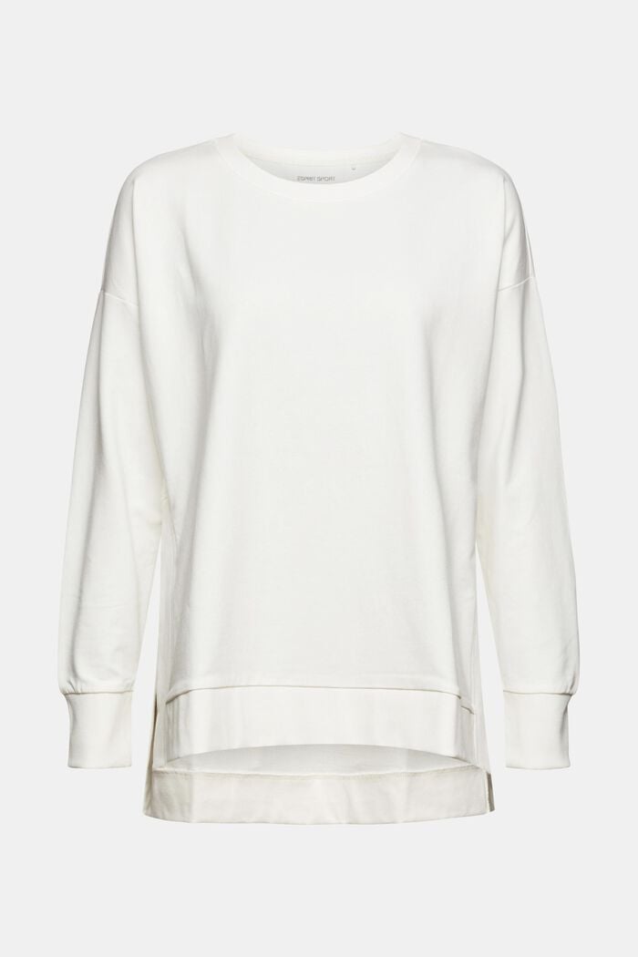 Bluza z bawełny ekologicznej, OFF WHITE, detail image number 5