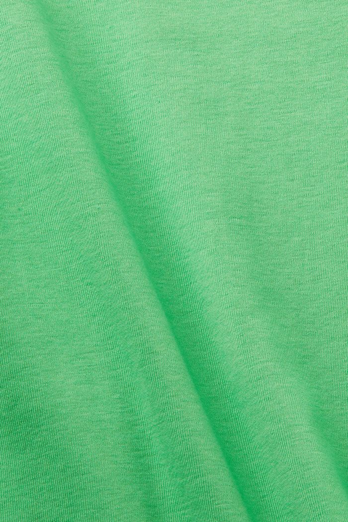 Dżersejowy T-shirt z aplikacją logo ze strasu, GREEN, detail image number 5