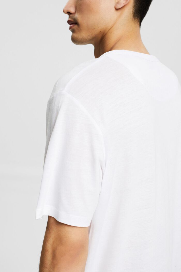 Z włóknem TENCEL™: T-shirt oversize, WHITE, detail image number 1