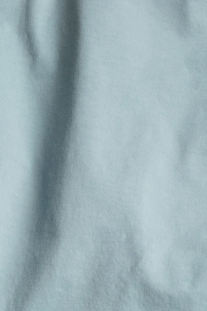 Szorty z tkanym paskiem, GREY BLUE, detail image number 1
