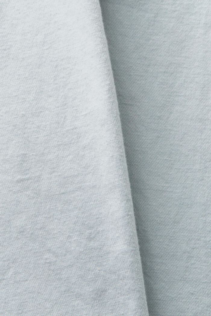 Koszula z diagonalu, fason regular fit, PASTEL BLUE, detail image number 6