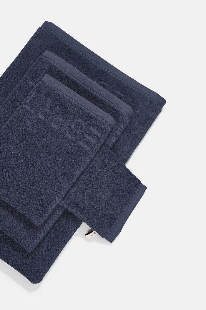 Z TENCELEM™: seria jednokolorowych ręczników z froty, NAVY BLUE, detail image number 4