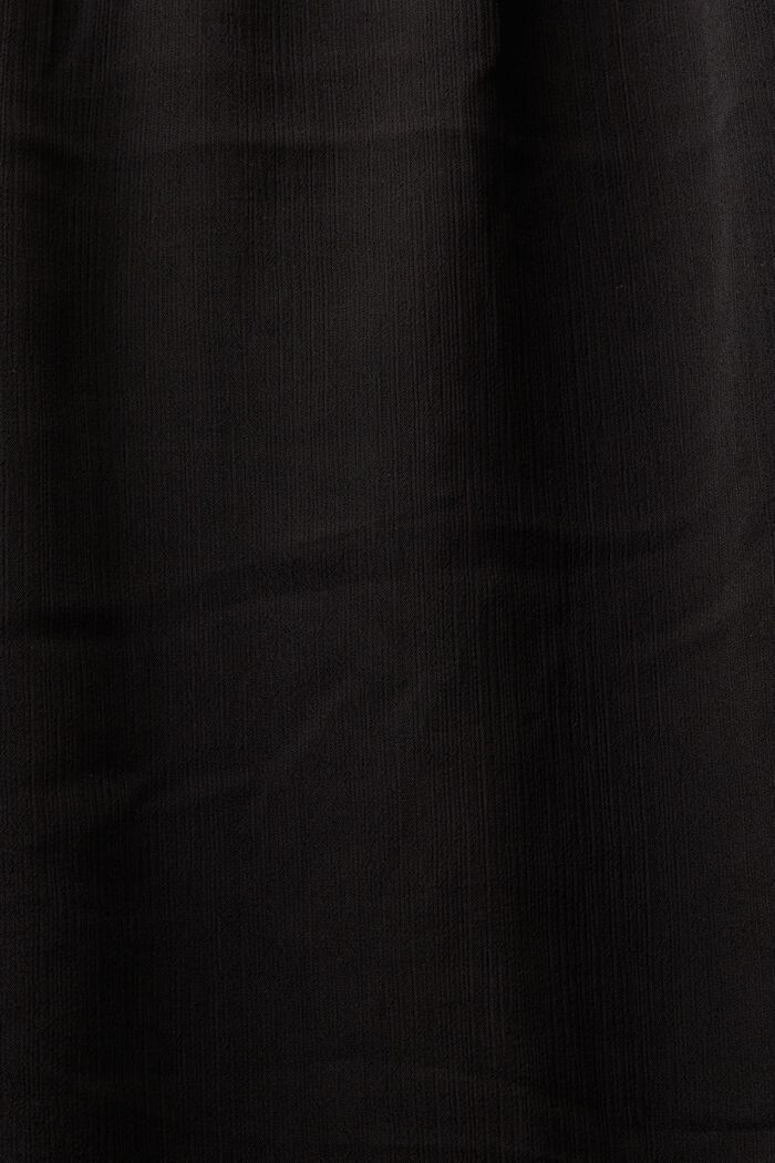 Sukienka mini z szyfonowej krepy, BLACK, detail image number 5