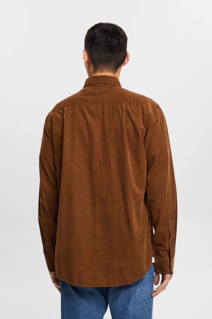 Sztruksowa koszula, 100% bawełny, BARK, detail image number 3
