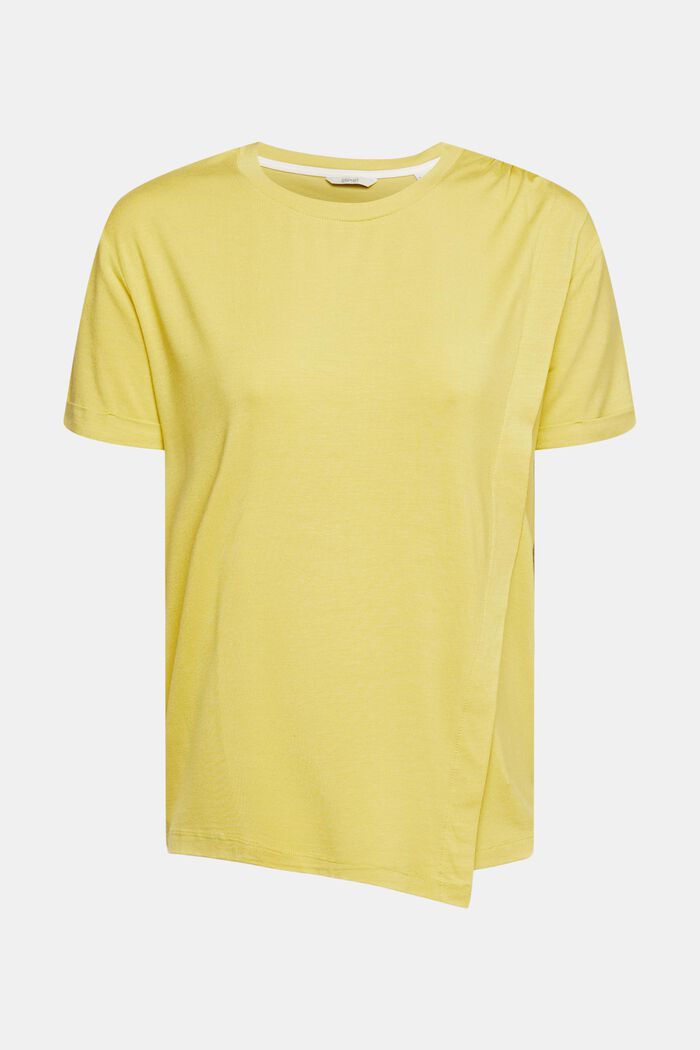Z włókna TENCEL™: T-shirt w drapowanym stylu