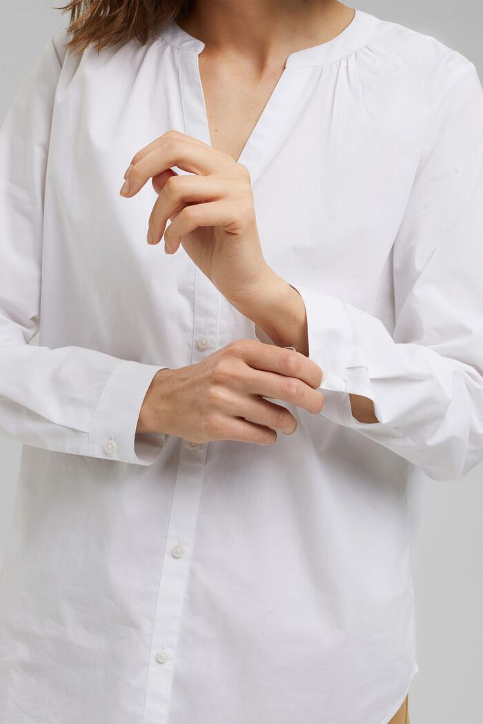 Bluzka ze 100% bawełny ekologicznej, WHITE, detail image number 2