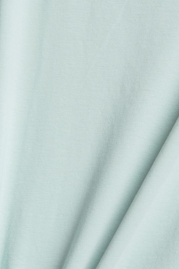 Koszulka Active ze wstawką z siateczki, bawełna organiczna, PASTEL GREEN, detail image number 4