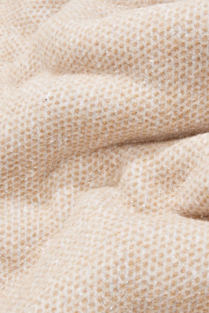 Miękki pled z mieszanki bawełnianej, CURRY, detail image number 1