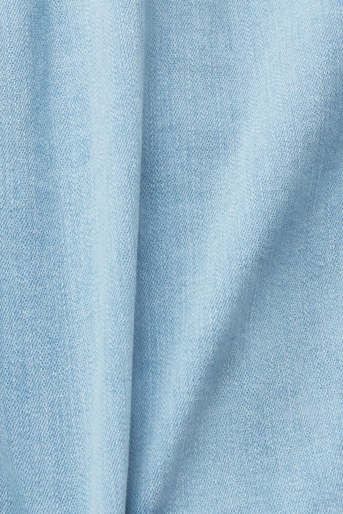 Dżinsowa kurtka o fasonie slim fit, BLUE BLEACHED, detail image number 4