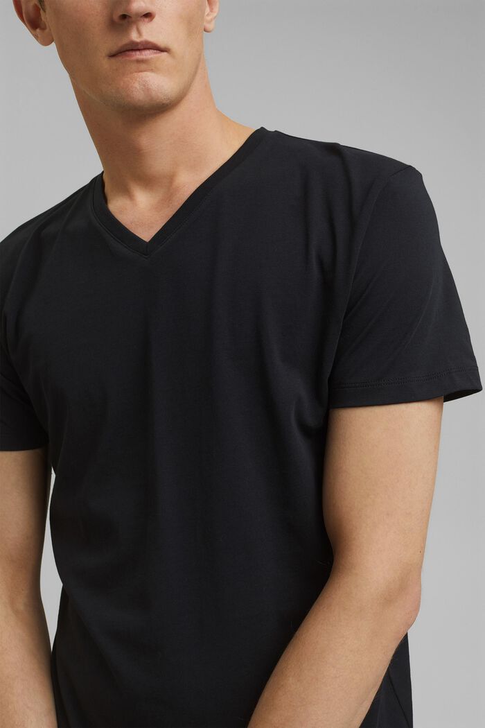 Jerseyowa koszulka w 100% z bawełny, BLACK, detail image number 1