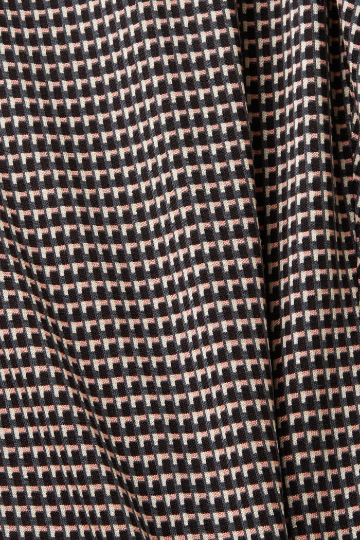 Spodnie od piżamy ze wzorem na całej powierzchni, BLACK, detail image number 5
