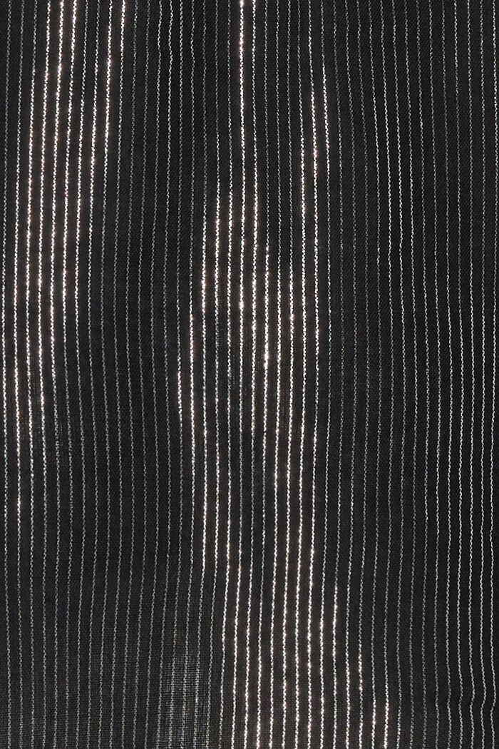 Bluzka ze stójką w błyszczące paski, BLACK INK, detail image number 3