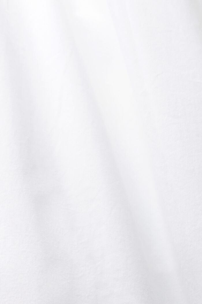 Sukienka midi z popeliny z usztywnieniem, WHITE, detail image number 5