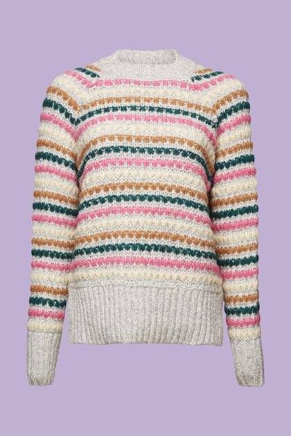Sweter z mieszanki bawełny i wełny