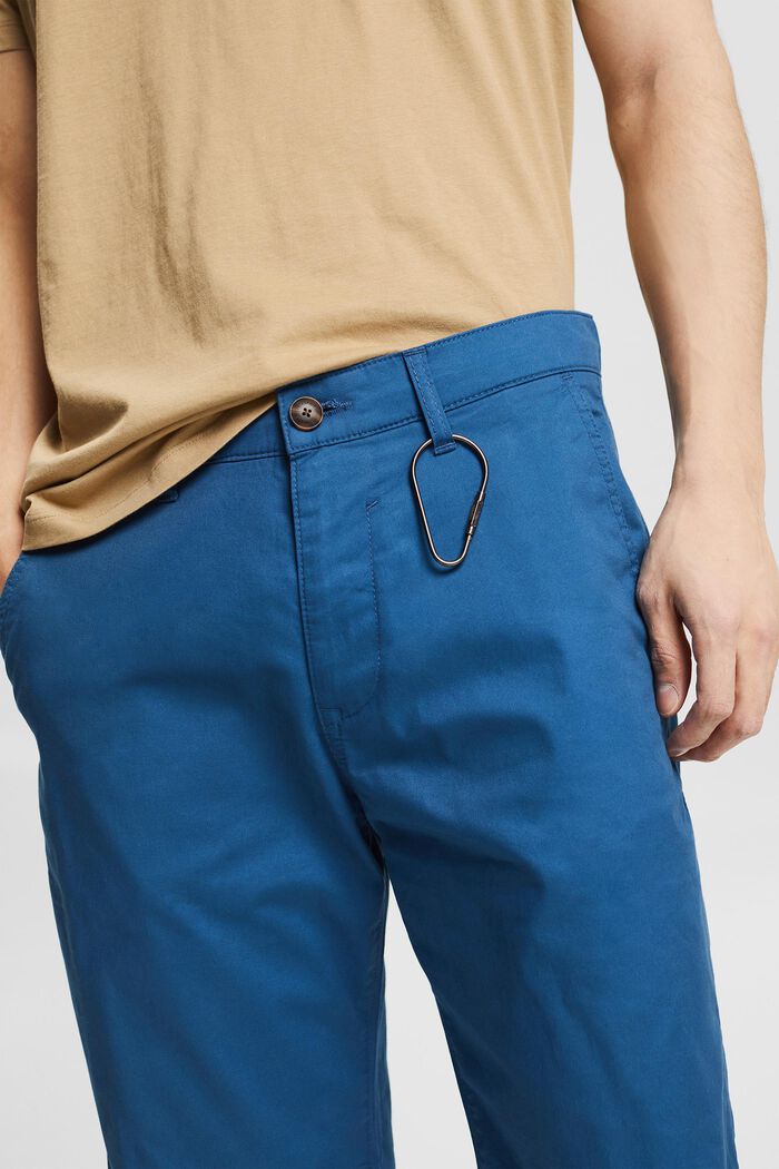 Krótkie spodnie z bawełny ekologicznej, BLUE, detail image number 0