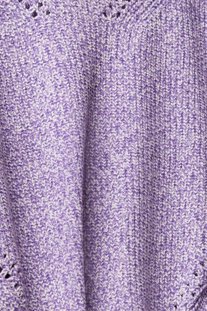 Sweter z półgolfem, PURPLE, detail image number 4