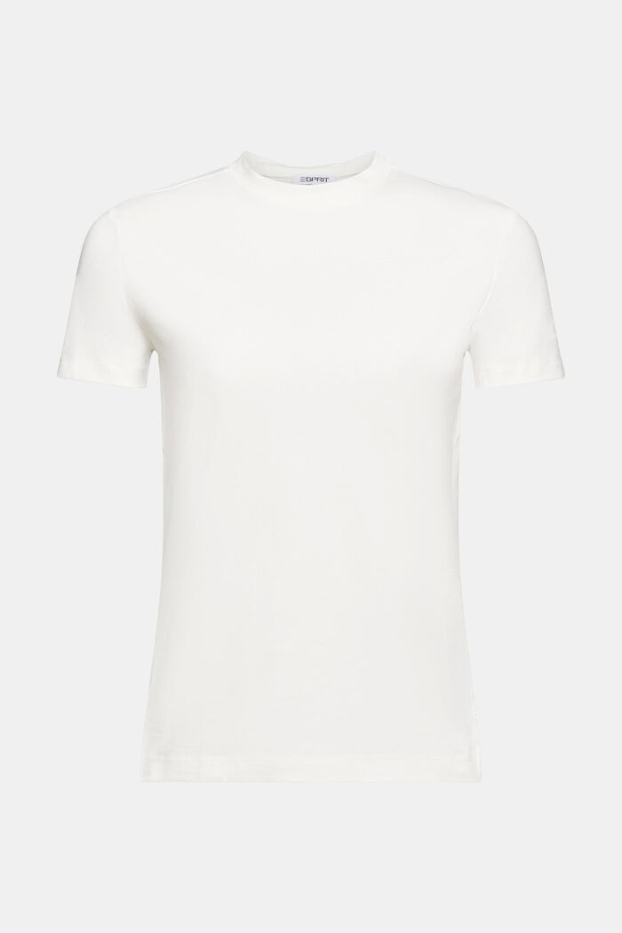T-shirt z okrągłym dekoltem, OFF WHITE, detail image number 5