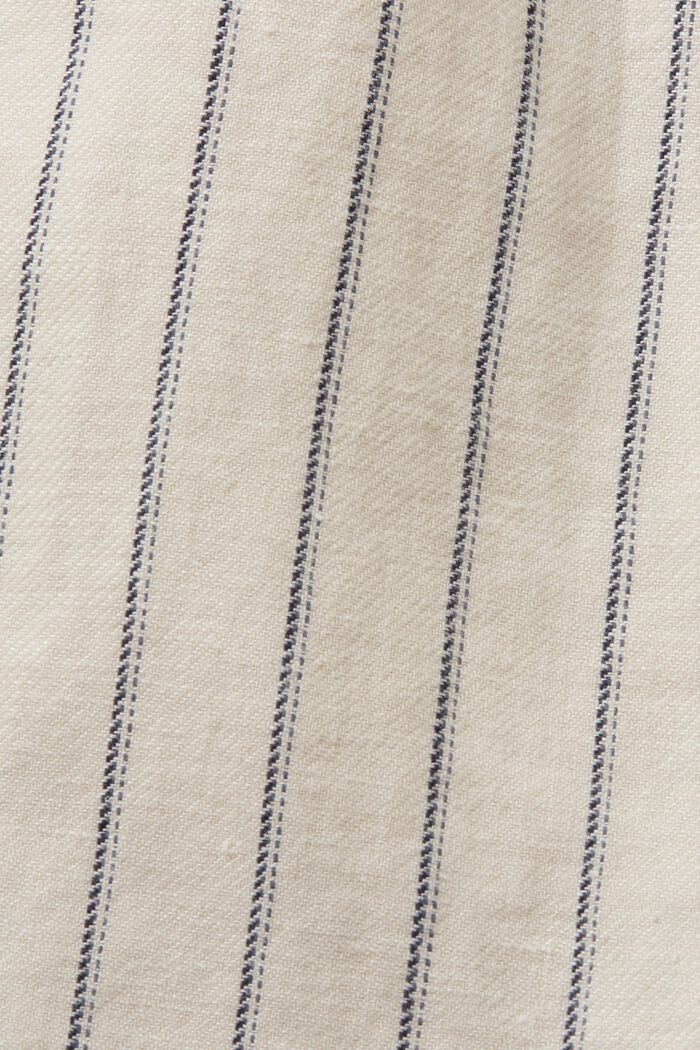 Szorty w paski z bawełny i lnu, ICE, detail image number 4