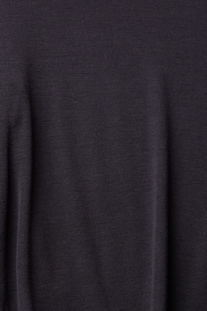 Krótka bluzka z długim rękawem, BLACK, detail image number 5