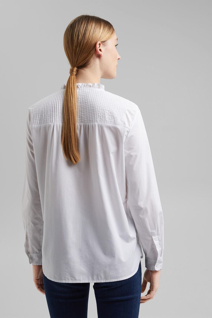 Bluzka z bawełny organicznej, WHITE, detail image number 3