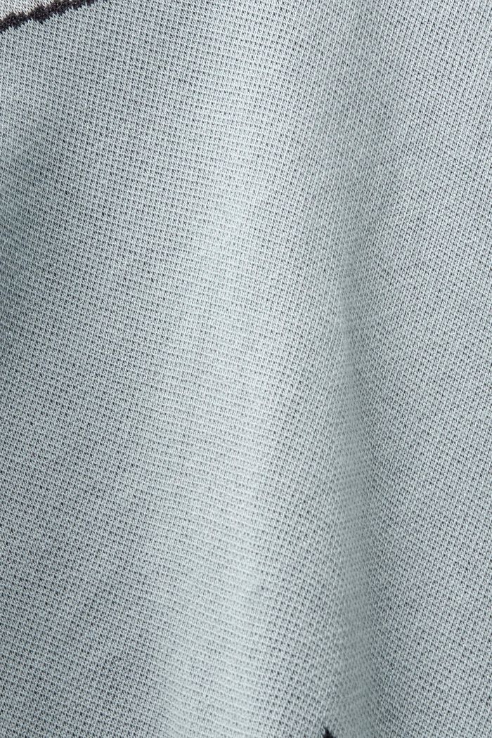 Żakardowa koszulka polo z logo, LIGHT BLUE, detail image number 5