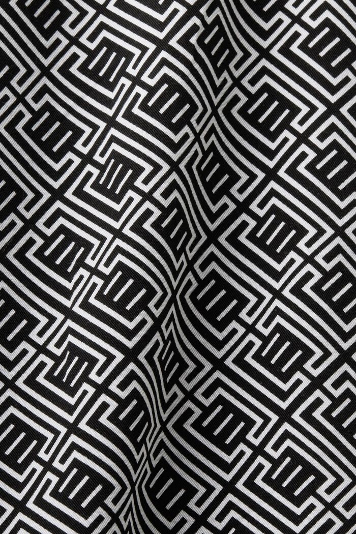 Wszechstronny sarong z nadrukiem, BLACK, detail image number 5