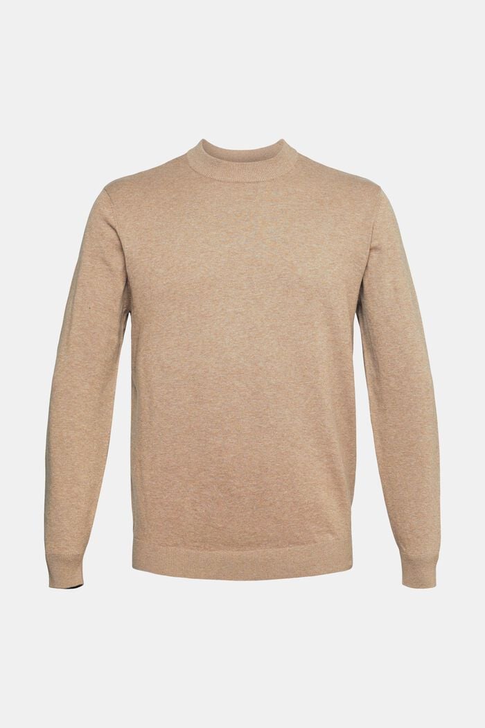 Sweter z dzianiny, BEIGE, detail image number 5