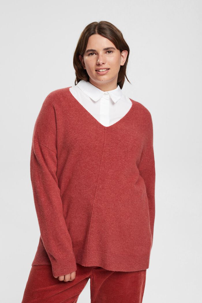 Sweter z mieszanki wełnianej