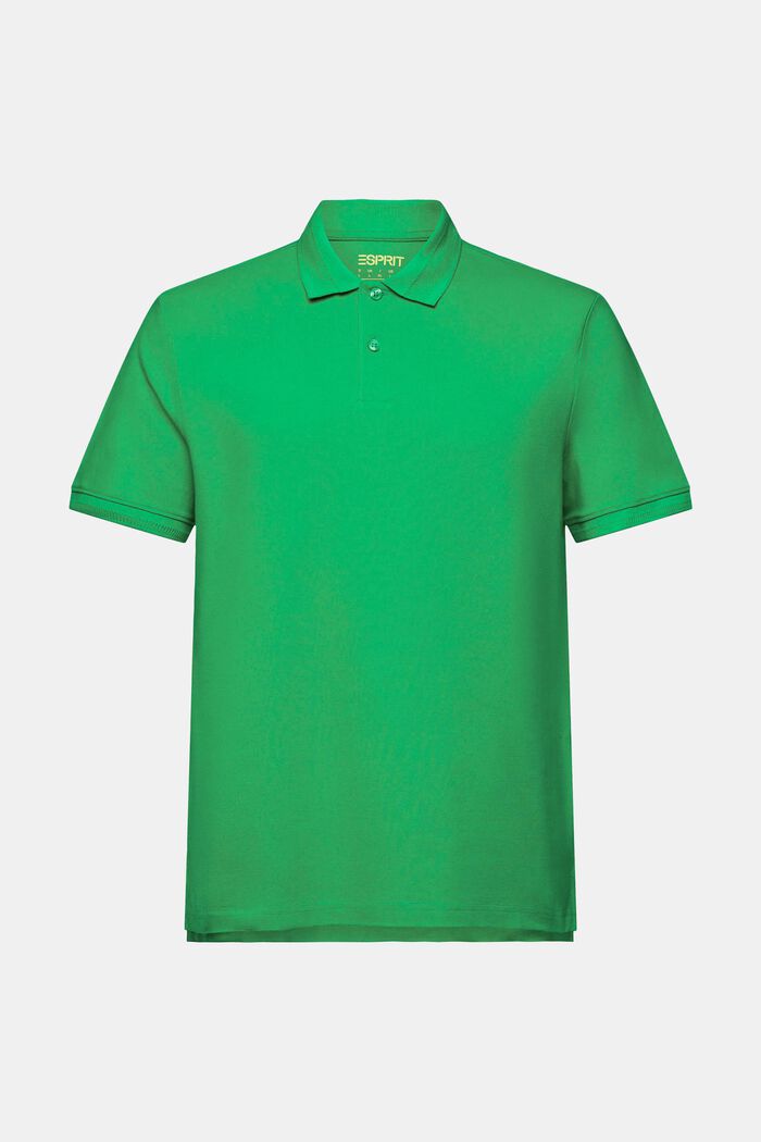 Koszulka polo z bawełny pima, GREEN, detail image number 5