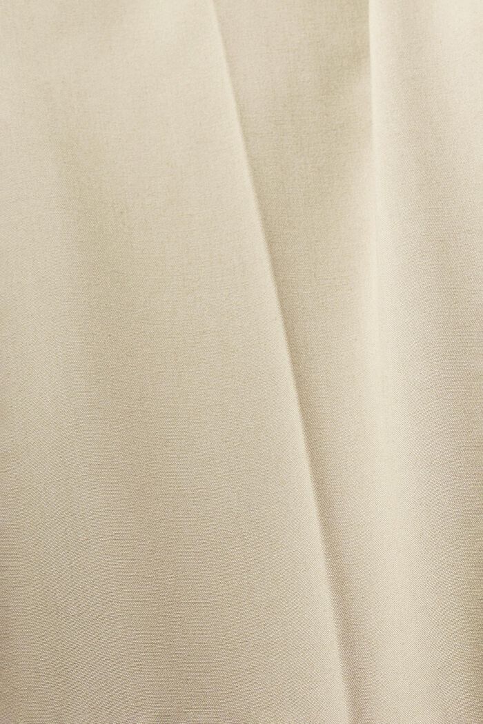 Skrócone spodnie w biznesowym stylu, DUSTY GREEN, detail image number 6