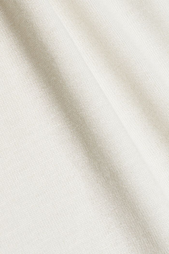 T-shirt z jerseyu z wiskozy LENZING™ ECOVERO™, OFF WHITE, detail image number 4