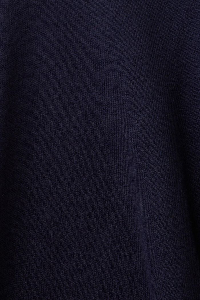 Sweter z dekoltem w serek, NAVY, detail image number 6