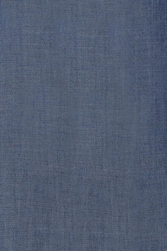 Sukienka w dżinsowym stylu z guzikami, TENCEL™, BLUE DARK WASHED, detail image number 5