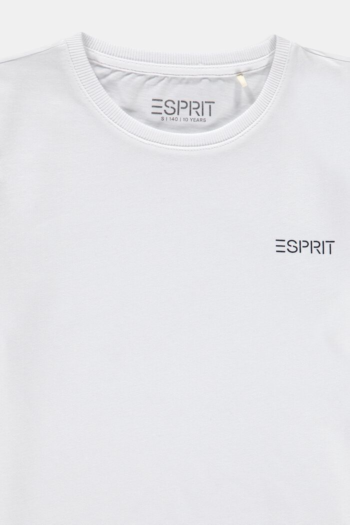 T-shirty ze 100% bawełny, dwupak, WHITE, detail image number 2