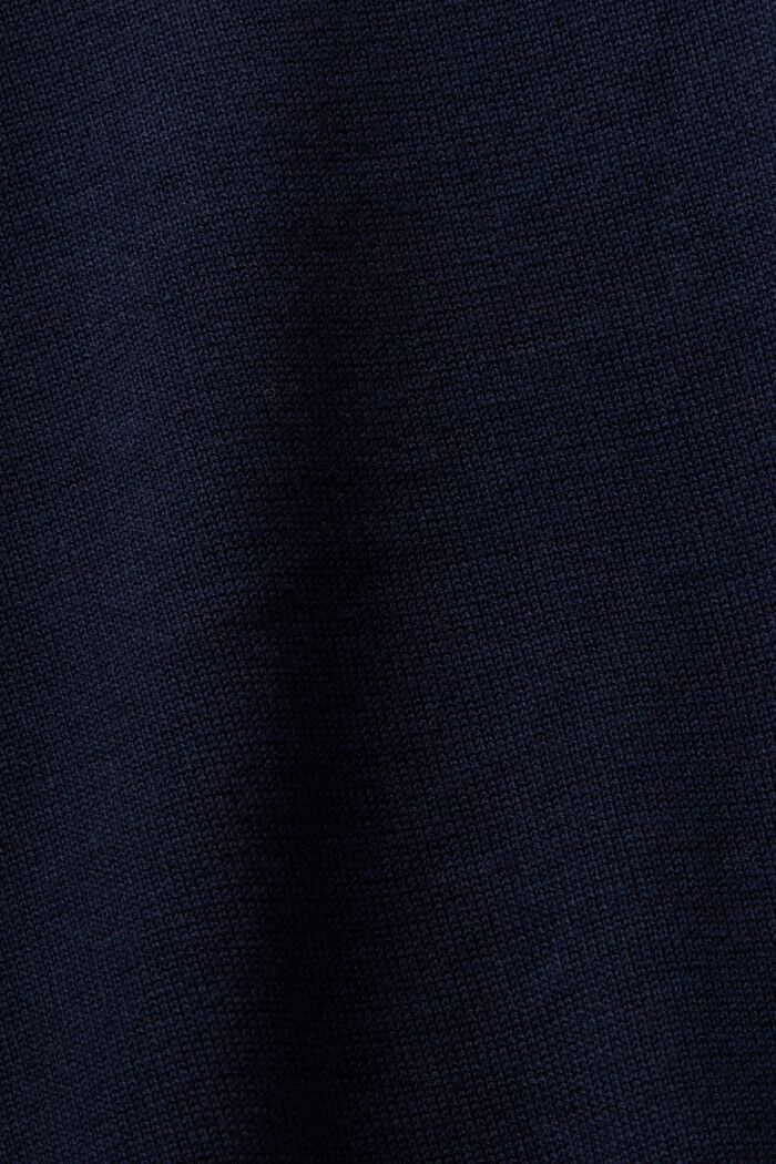 Sweter z okrągłym dekoltem z bawełny, NAVY, detail image number 5