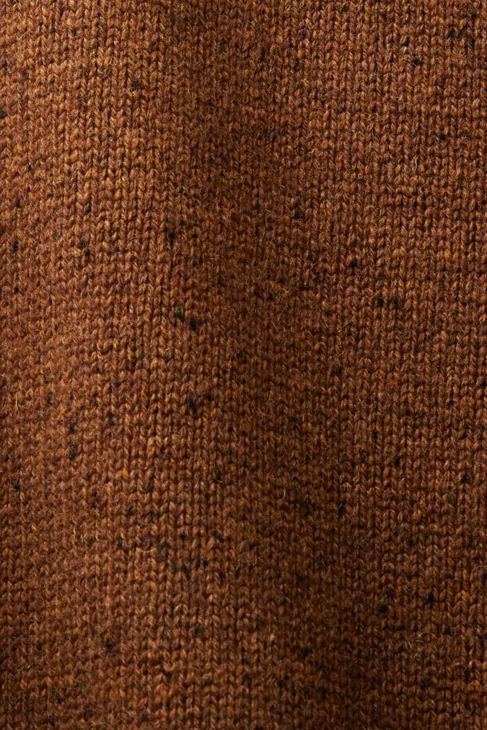 Sweter z półgolfem z mieszanki wełnianej, BARK, detail image number 5