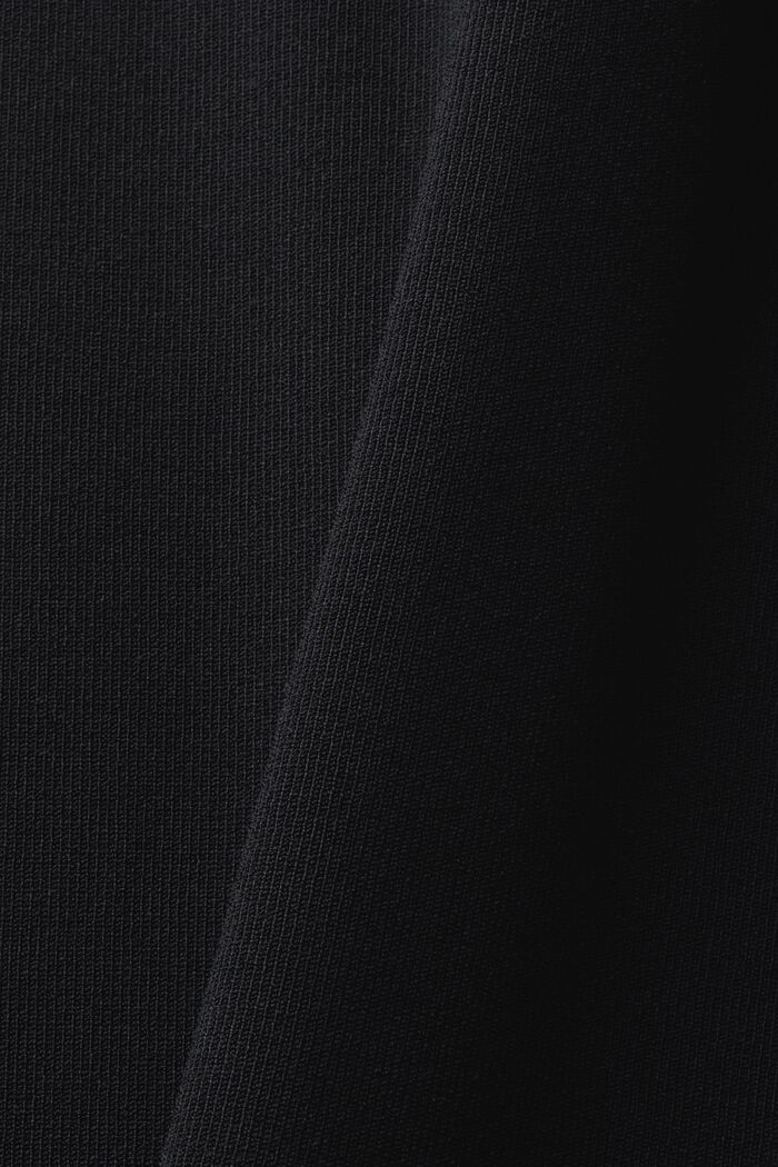 Dzianinowa sukienka mini bez rękawów, BLACK, detail image number 4