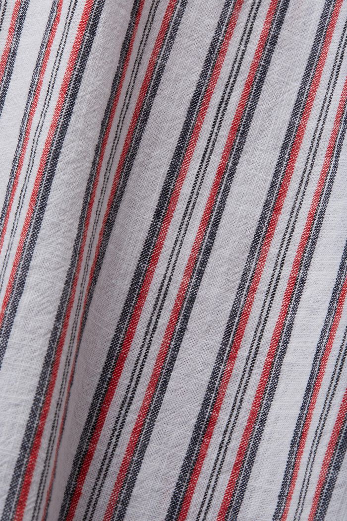 Bawełniana koszula w paski, NEW WHITE, detail image number 4