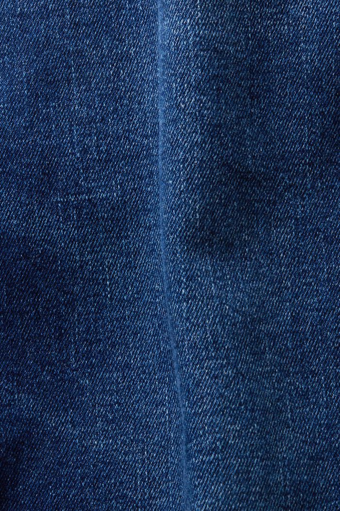 Dżinsy slim ze średnim stanem, BLUE DARK WASHED, detail image number 6