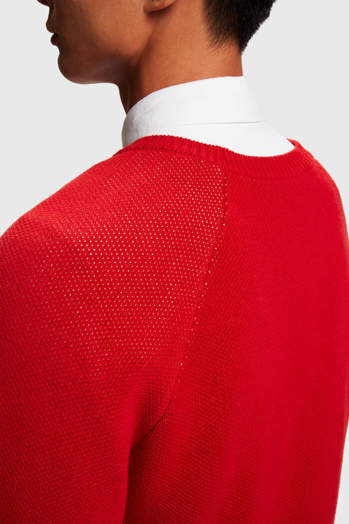 Sweter unisex, RED, detail image number 5