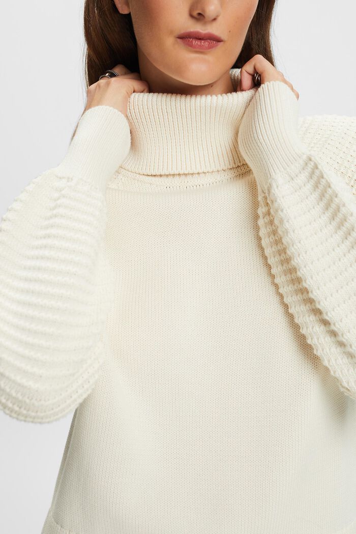 Sweter z półgolfem z bawełny, ICE, detail image number 2