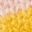 Kaszmirowy kardigan w szerokie pasy z dekoltem w serek, YELLOW, swatch