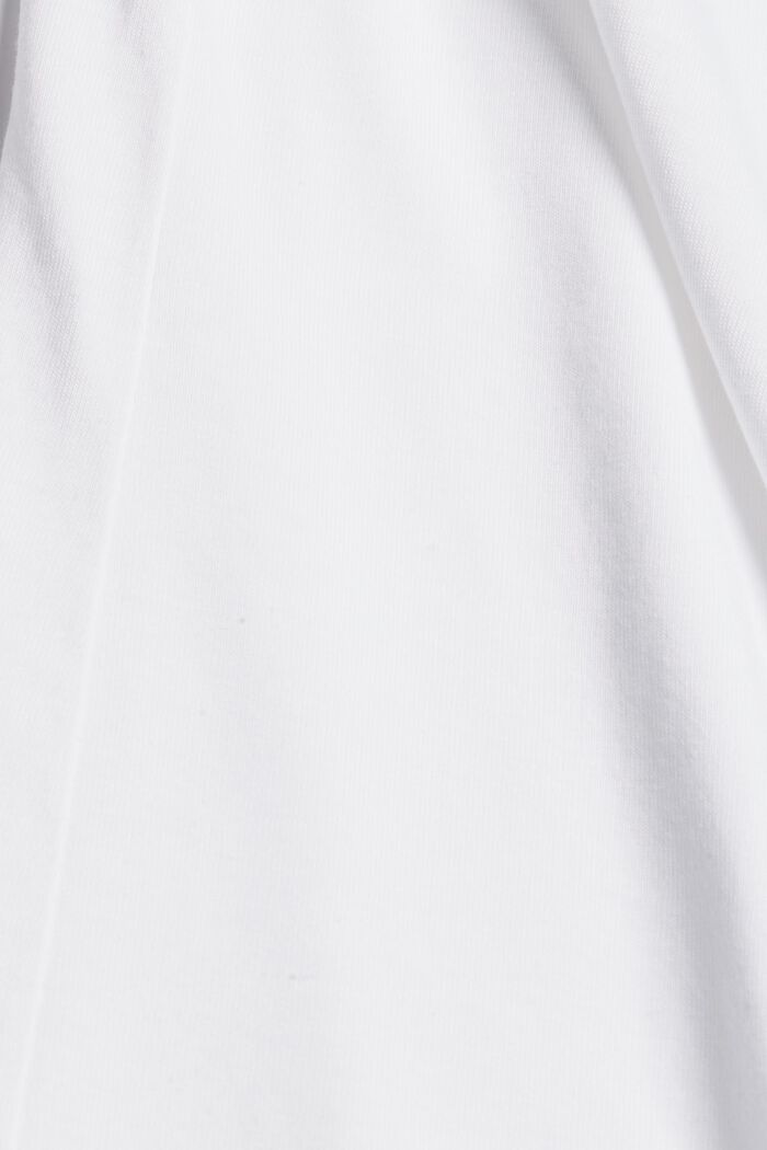 2 koszulki z długim rękawem z mieszanki z bawełną ekologiczną, WHITE, detail image number 3