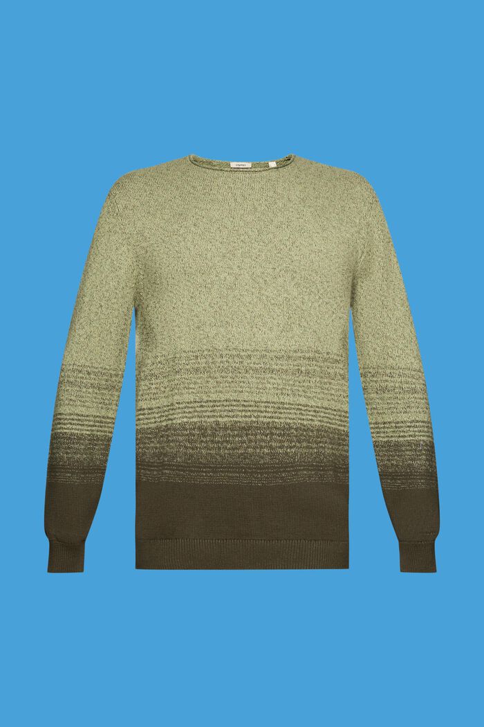 Sweter z bawełny, KHAKI GREEN, detail image number 6