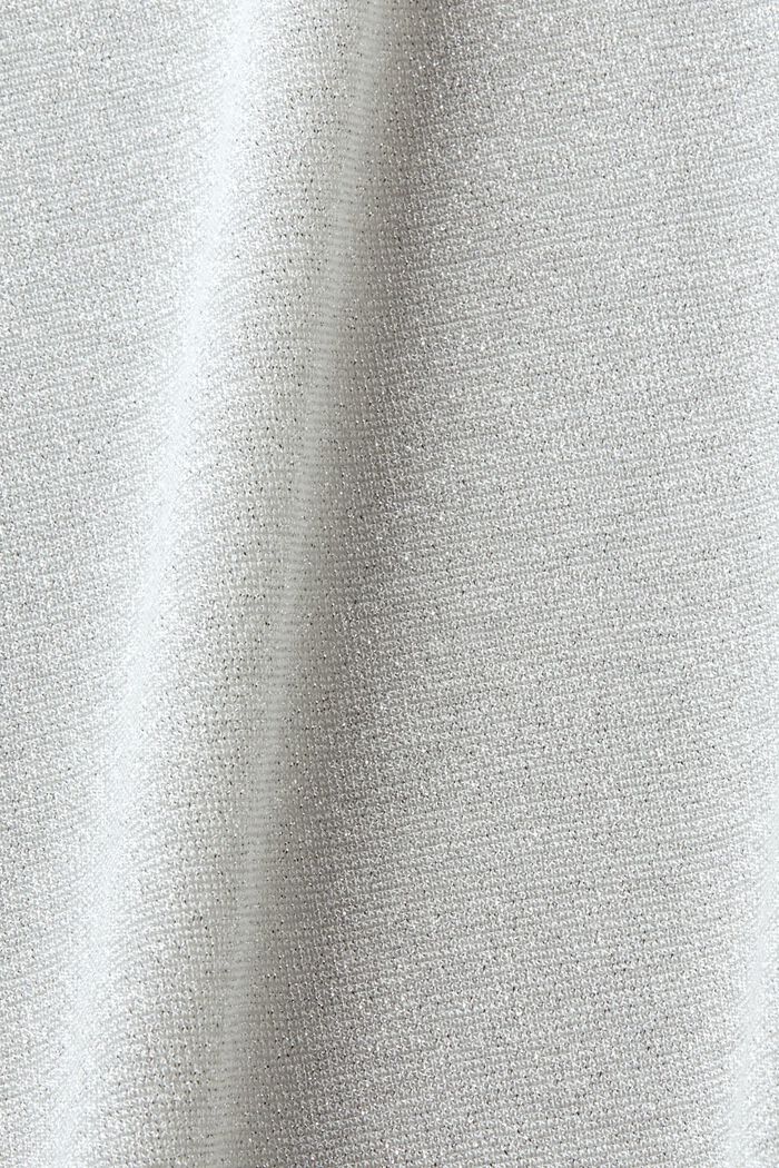T-shirt z lamy, SILVER, detail image number 6