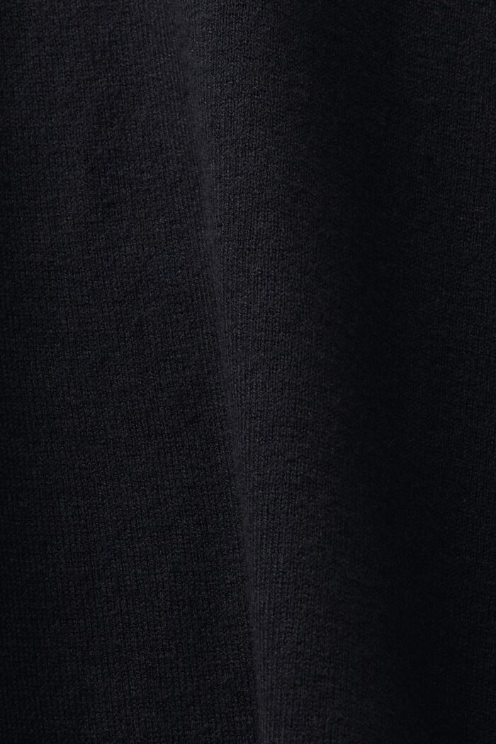 Sweter z półgolfem, BLACK, detail image number 3