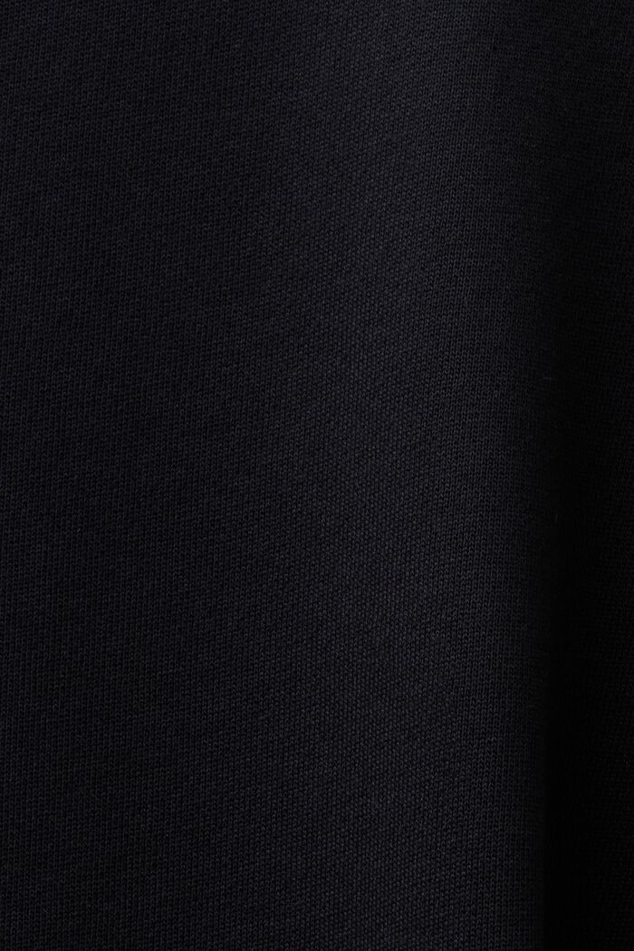 Bluza oversize z nadrukiem, BLACK, detail image number 6