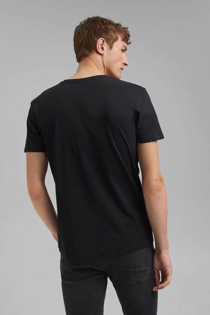 Jerseyowa koszulka w 100% z bawełny, BLACK, detail image number 3